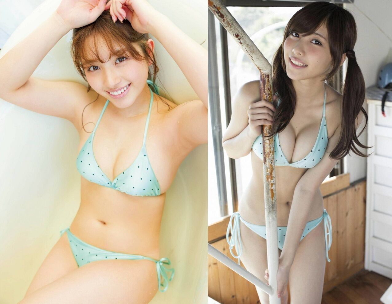 506 大和田南那vs佐野ひなこ グラビアアイドル対戦