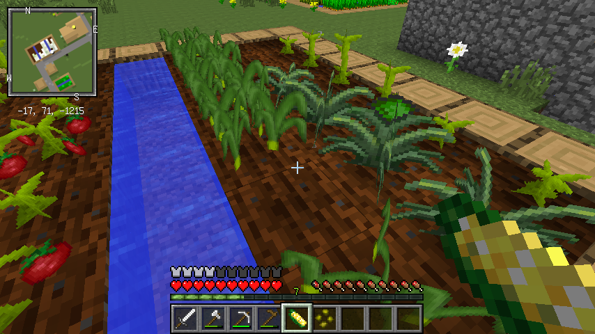 Magical Crops トマト イチゴ トウモロコシや鉱石を育てる 夜討ち朝駆けマインクラフト