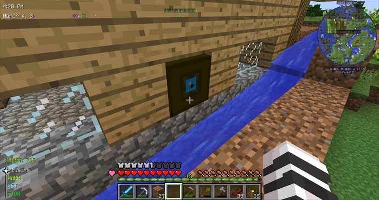 Minecraft1 12 2をmodで遊ぶ Heat And Climate 編 3 からくり 夜討ち朝駆けマインクラフト