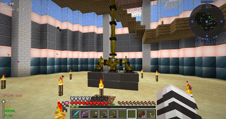 Minecraft1 12 2をmodで遊ぶ Heat And Climate 編 3 からくり 夜討ち朝駆けマインクラフト