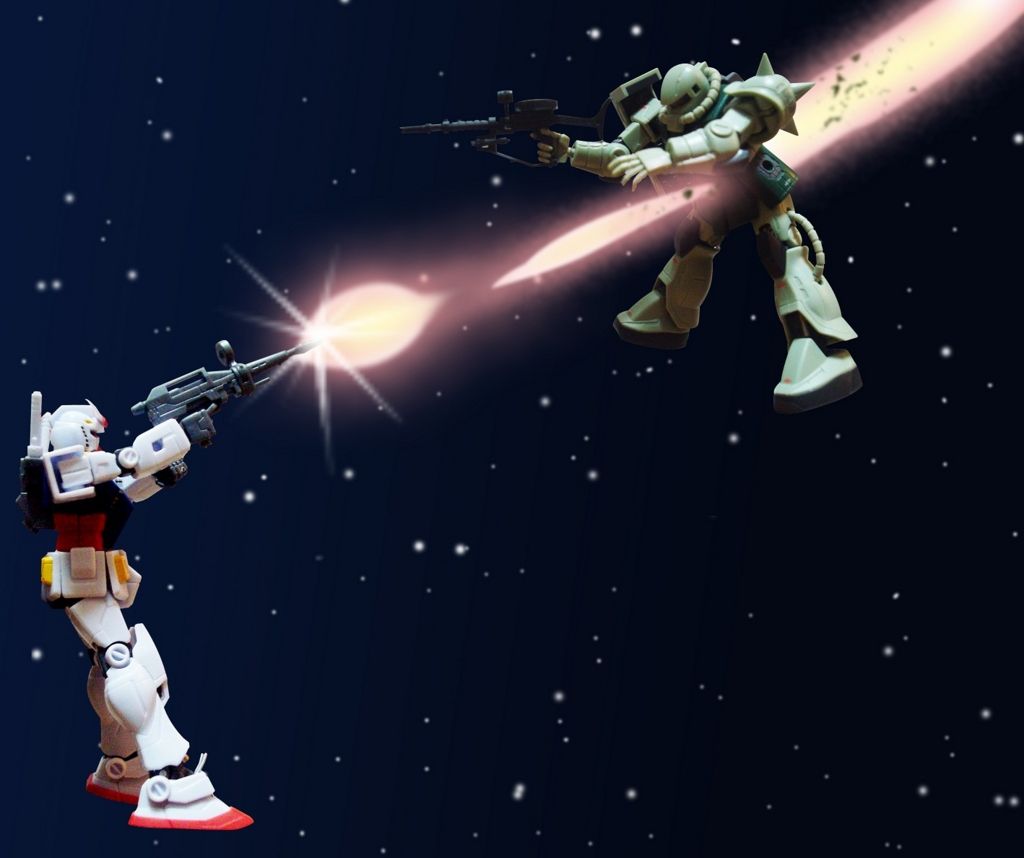 ガンダムのビーム表現について 機動戦士ガンダムのモビルスーツの性能は ガンダムのビーム表現について 機動戦士ガンダムのモビルスーツの性能は