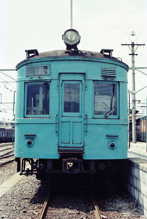 国鉄番号板クモハ１００−１３５掘り字 Vol.228 昭和56年7月…大糸線撮影記(4) : フィルムスキャナーで振り返る