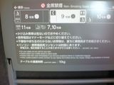テーブルの案内