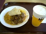 スリランカ、ミックスカレー、1200円なり。高〜。