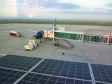 新北九州空港に停泊中のスターフライヤー