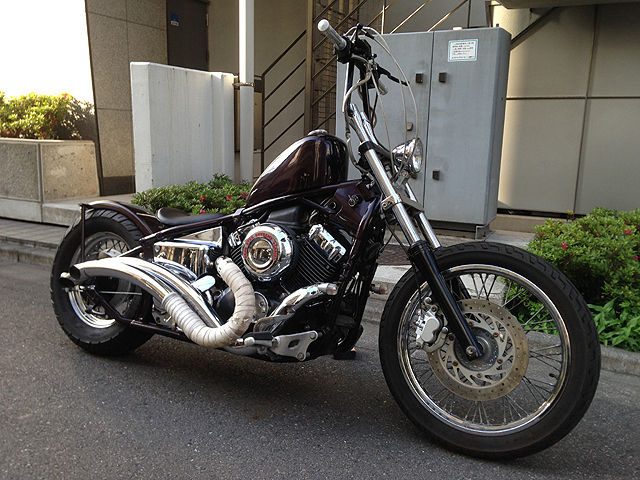 スティード400 ストレッチパイプマフラー スティード400 ストレッチパイプマフラー