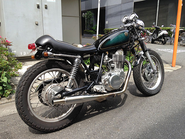 YAMAHA SR400 Peyton Place:ペイトンプレイス ステンレス・バック 