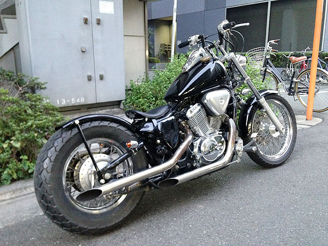 スティード600 ハーレー仕様！ファットボブタンク！希少