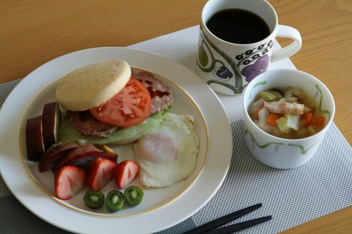 【料理】あさごはん。