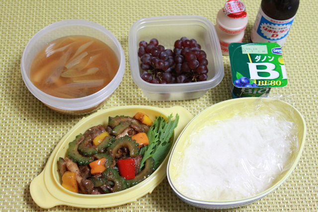 ■今日の残り物お弁当とデニーズ