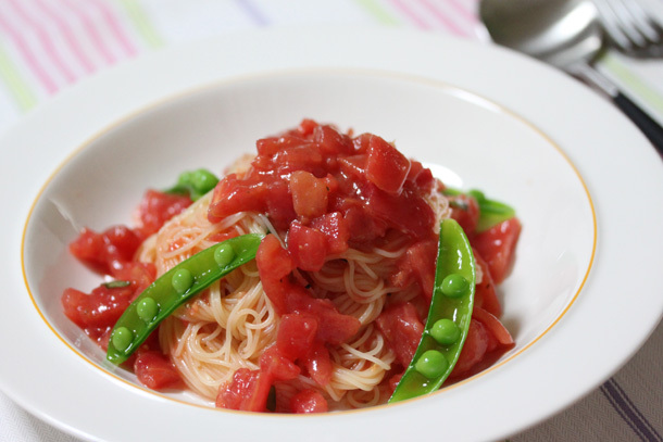 ■トマトの冷製パスタ