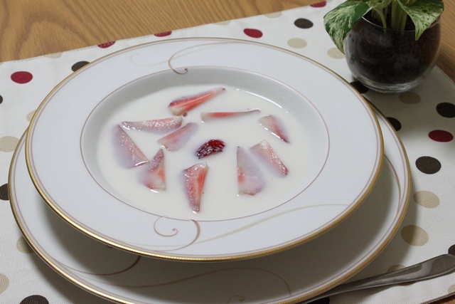 たかシェフのおうちごはん。-牛乳寒天