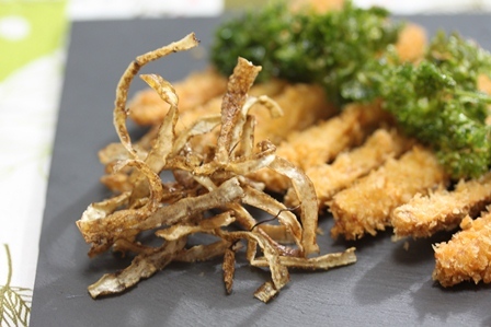 ごぼうのフライ たかシェフのおうちごはん と 白い犬 と チワワ Powered By ライブドアブログ