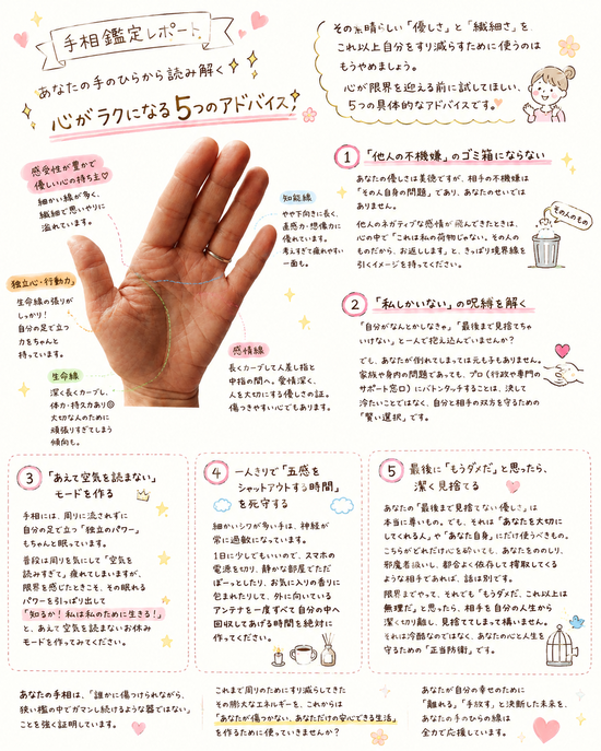 手相を見てもらって気づいた。私は休むのが下手だった。だから、旅にでる