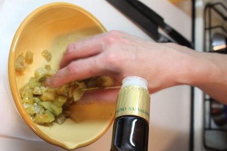 たかシェフのおうちごはん。-焼きナス カペリーニ たかシェフ