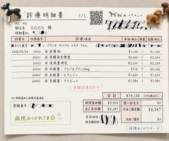 犬が急に元気ない。目ヤニ・緑内障を疑って病院へ行った話　ちょっと大げさ