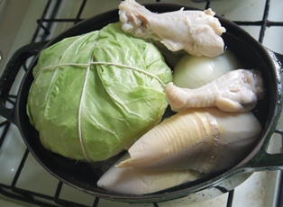 たかシェフのおうちごはん。-春キャベツ　ポトフ