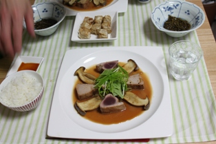 たかシェフのおうちごはん。-初カツオ たかシェフ 香味