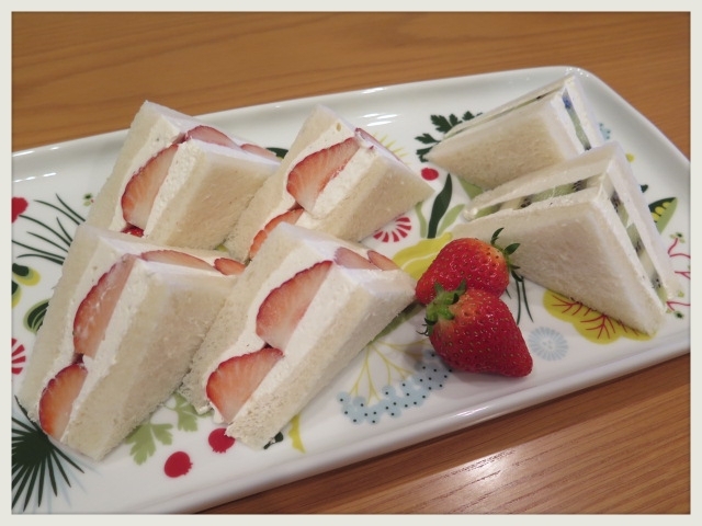 ■いちごサンド♥