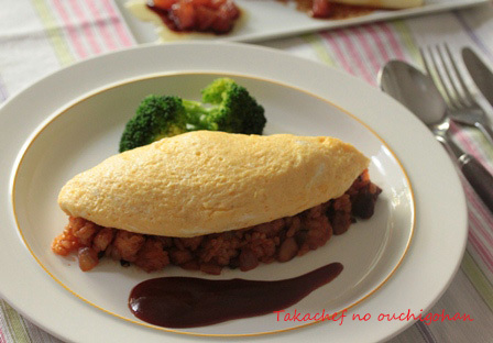 ■オムライスな朝ごはん