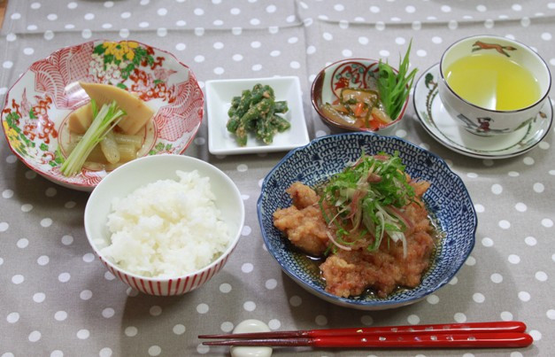 たかシェフのおうちごはん。-たかシェフ　晩御飯　からあげ