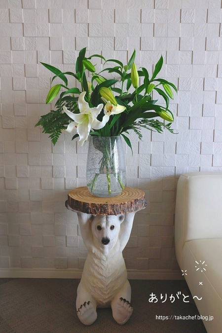 【ブランカを偲ぶ】お花が届く！！