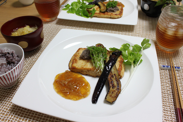 たかシェフのおうちごはん。-豆腐ステーキ たかシェフ