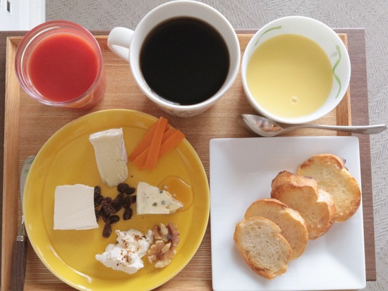 【朝ごはん】今日も、チーズ！