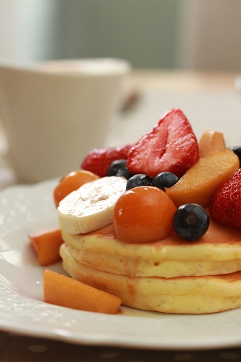 たかシェフのおうちごはん。-パンケーキ　カエラ風