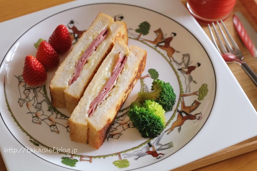 【朝ごはん】買ったパンがおいしくなったもんで。