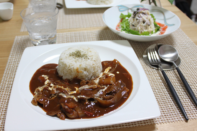 たかシェフのおうちごはん。-ハヤシライス　　たかシェフ