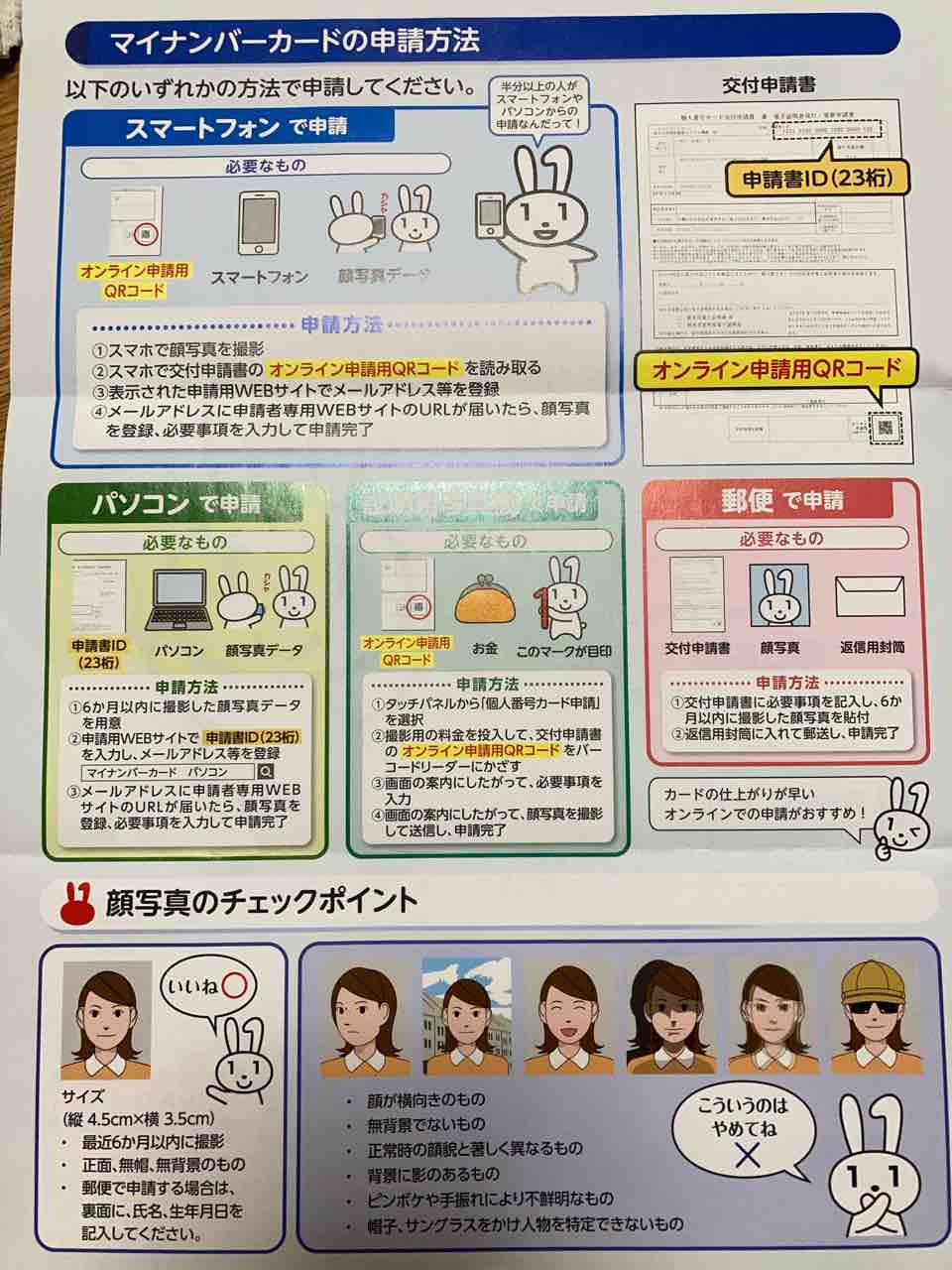 マイナンバーカード ようやく申請しました せたるの日記