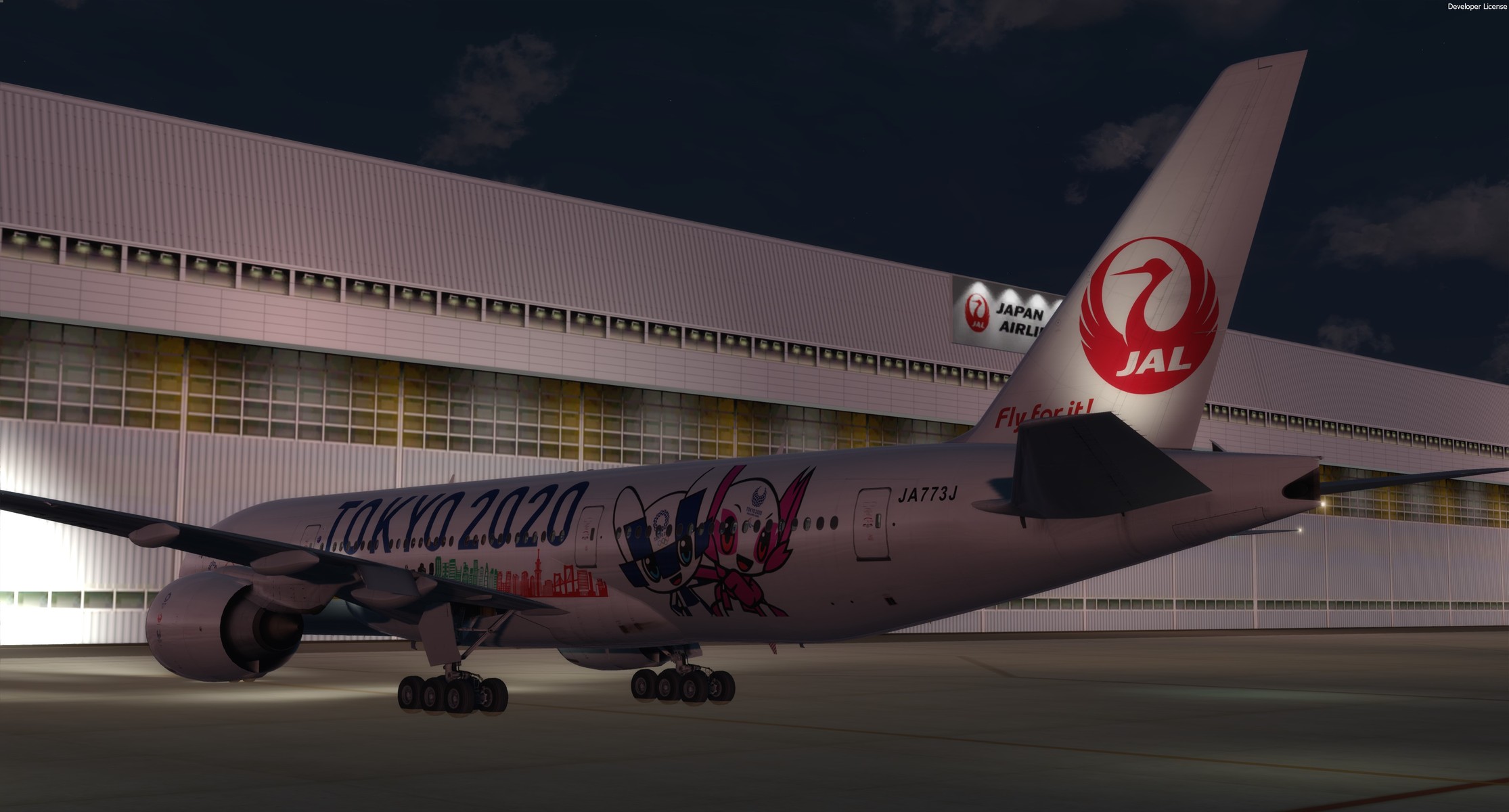 Taka's Repaint World】JAL 777-200 TOKYO2020特別塗装(共同 Taka's Repaint World】JAL 777-200 TOKYO2020特別塗装(共同