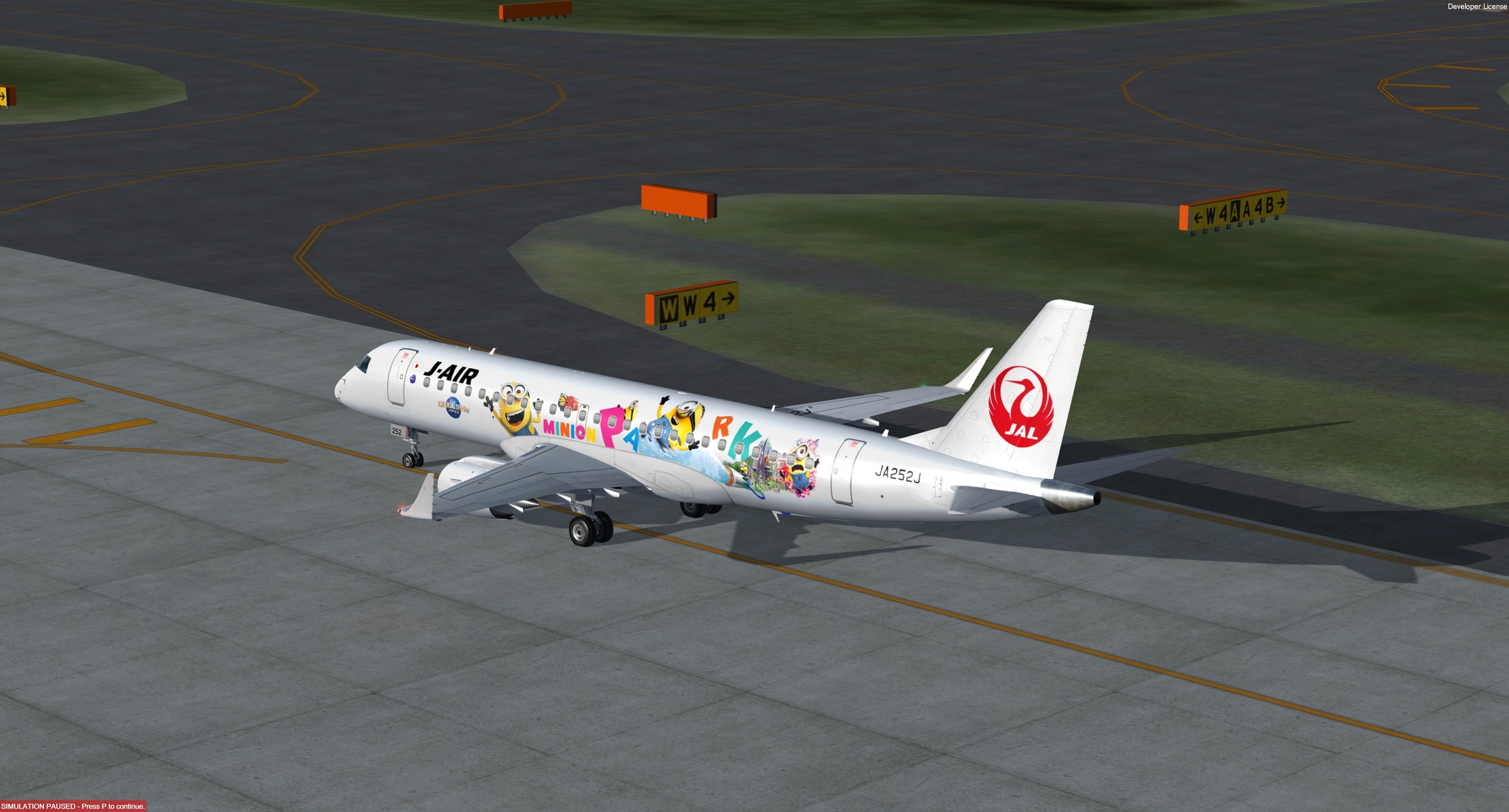 Taka's Repaint World】J-AIR E190