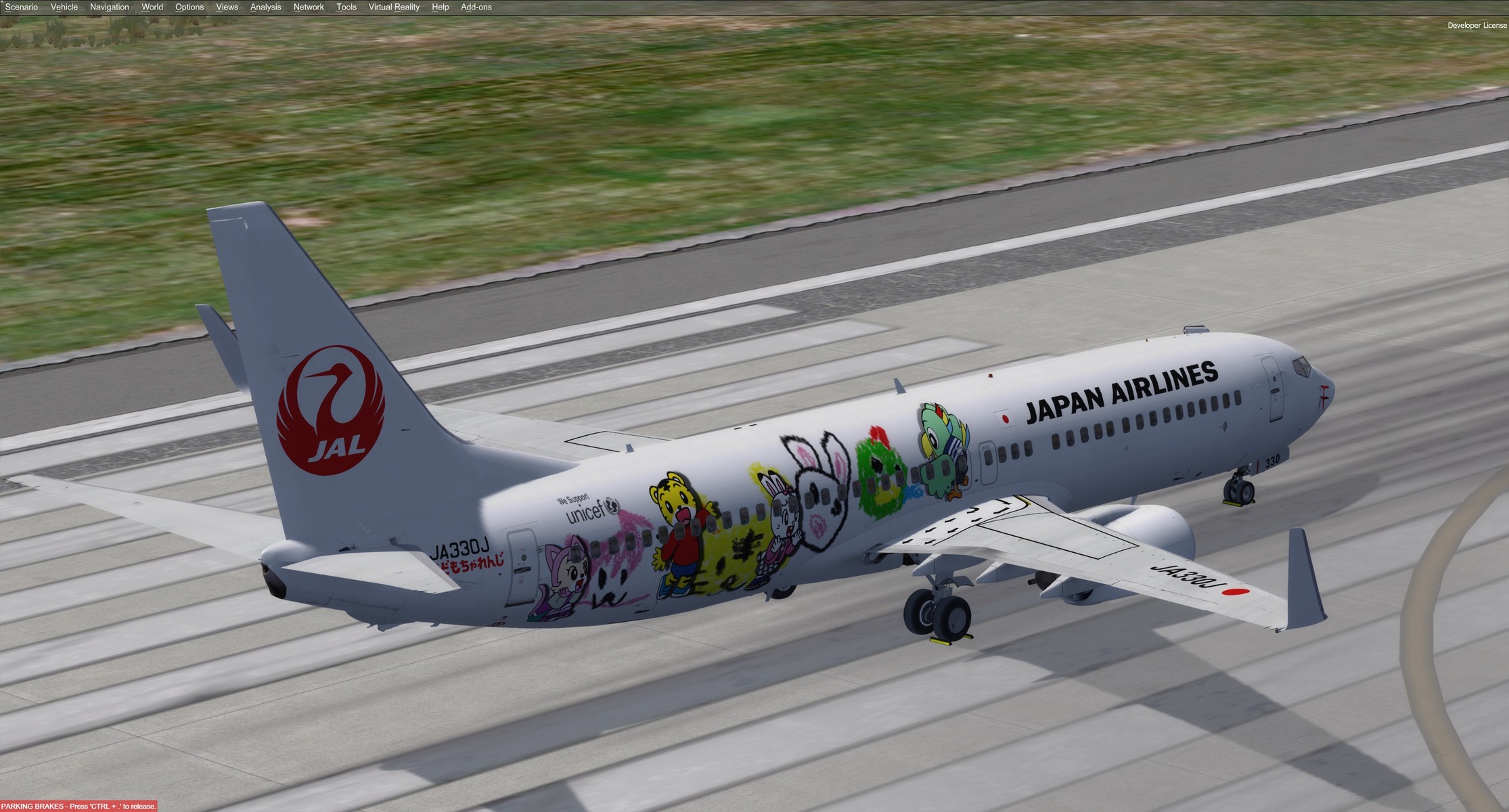 Taka's Repaint World】JAL 777-200 TOKYO2020特別塗装（共同