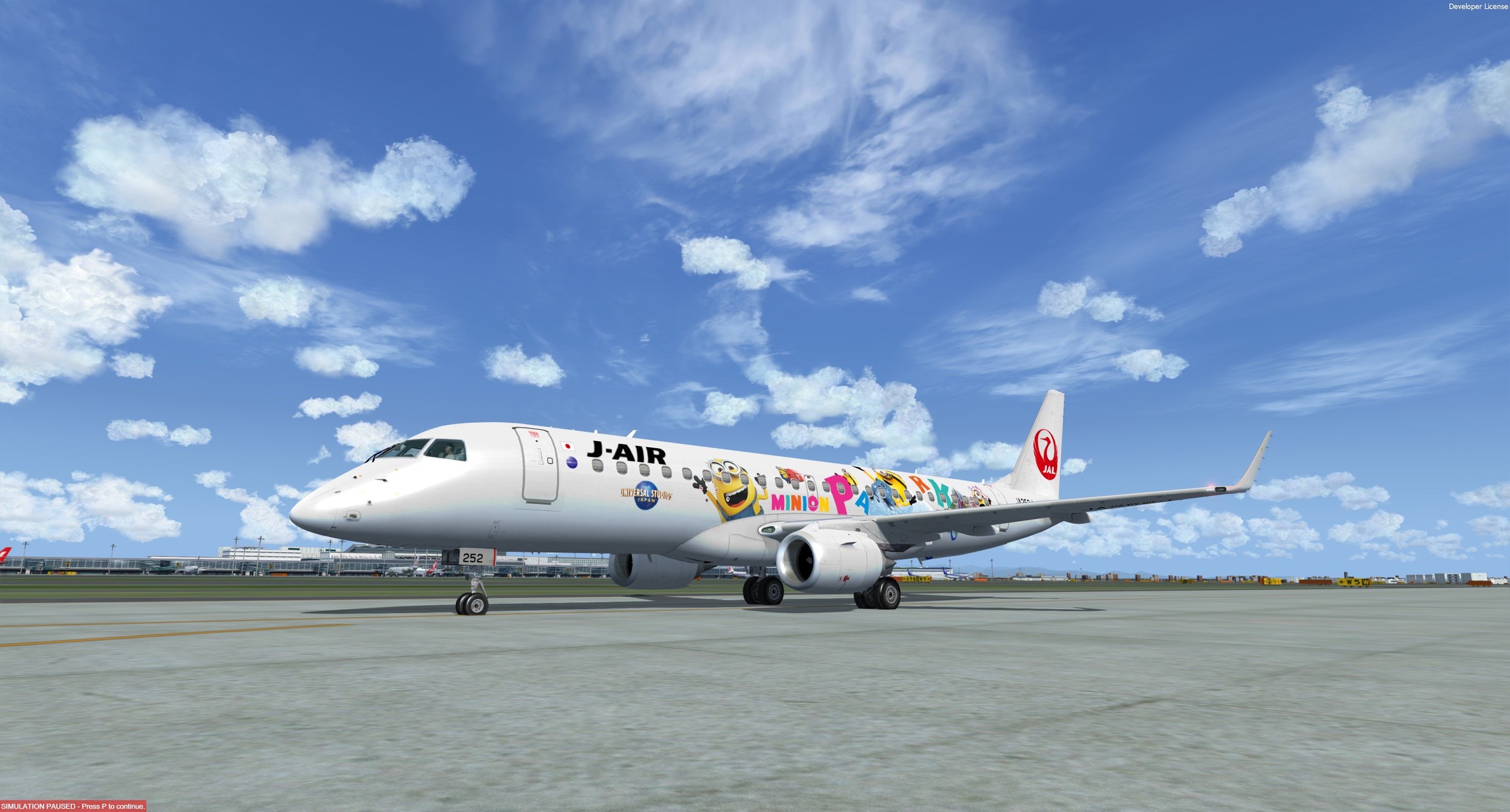 Taka's Repaint World】J-AIR E190 Taka's Repaint World】J-AIR E190