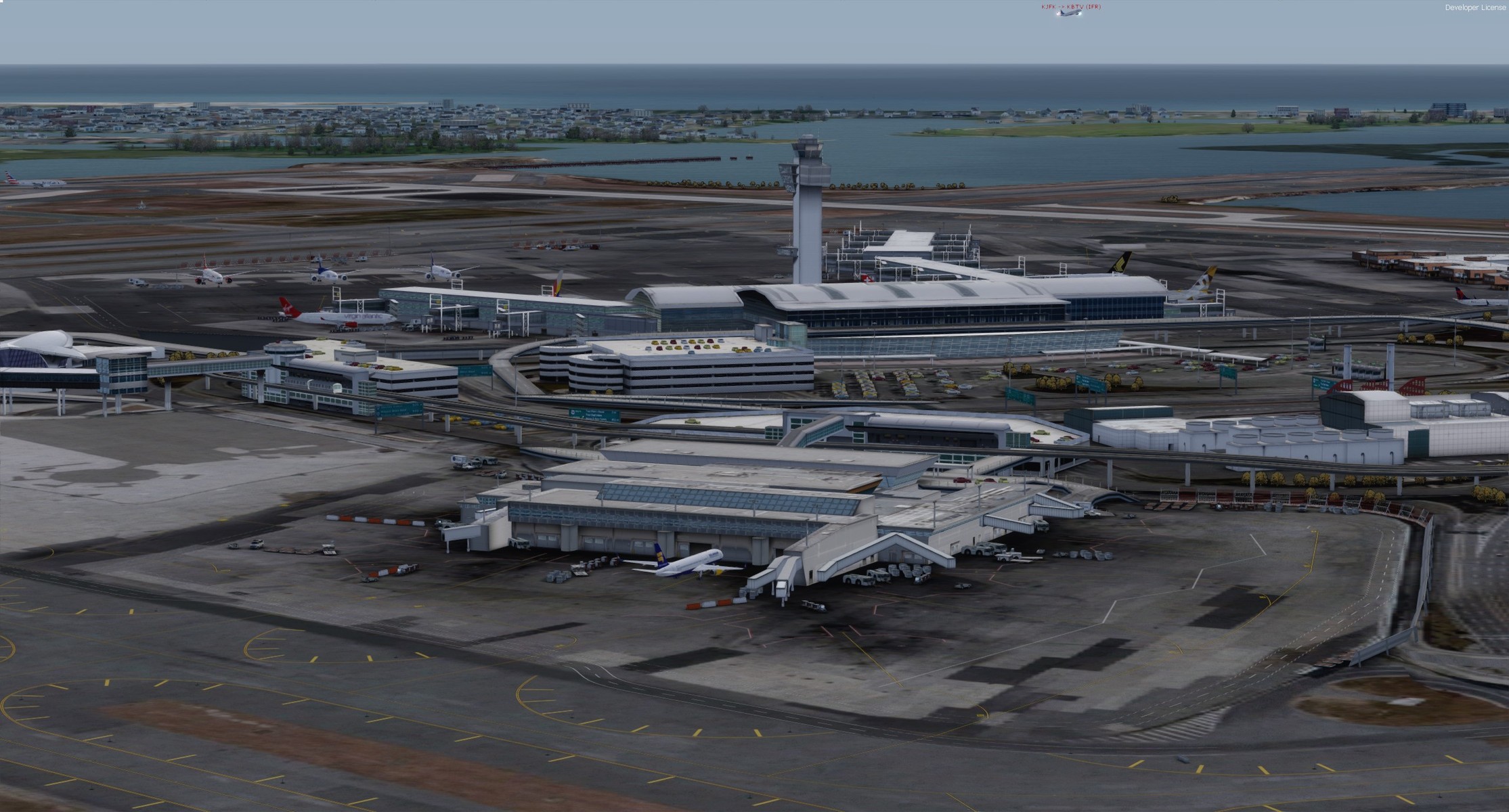 空港探訪 P3dで行く Jal定期就航地巡り28 ジョン F ケネディ国際空港 Taka S Happy Flight