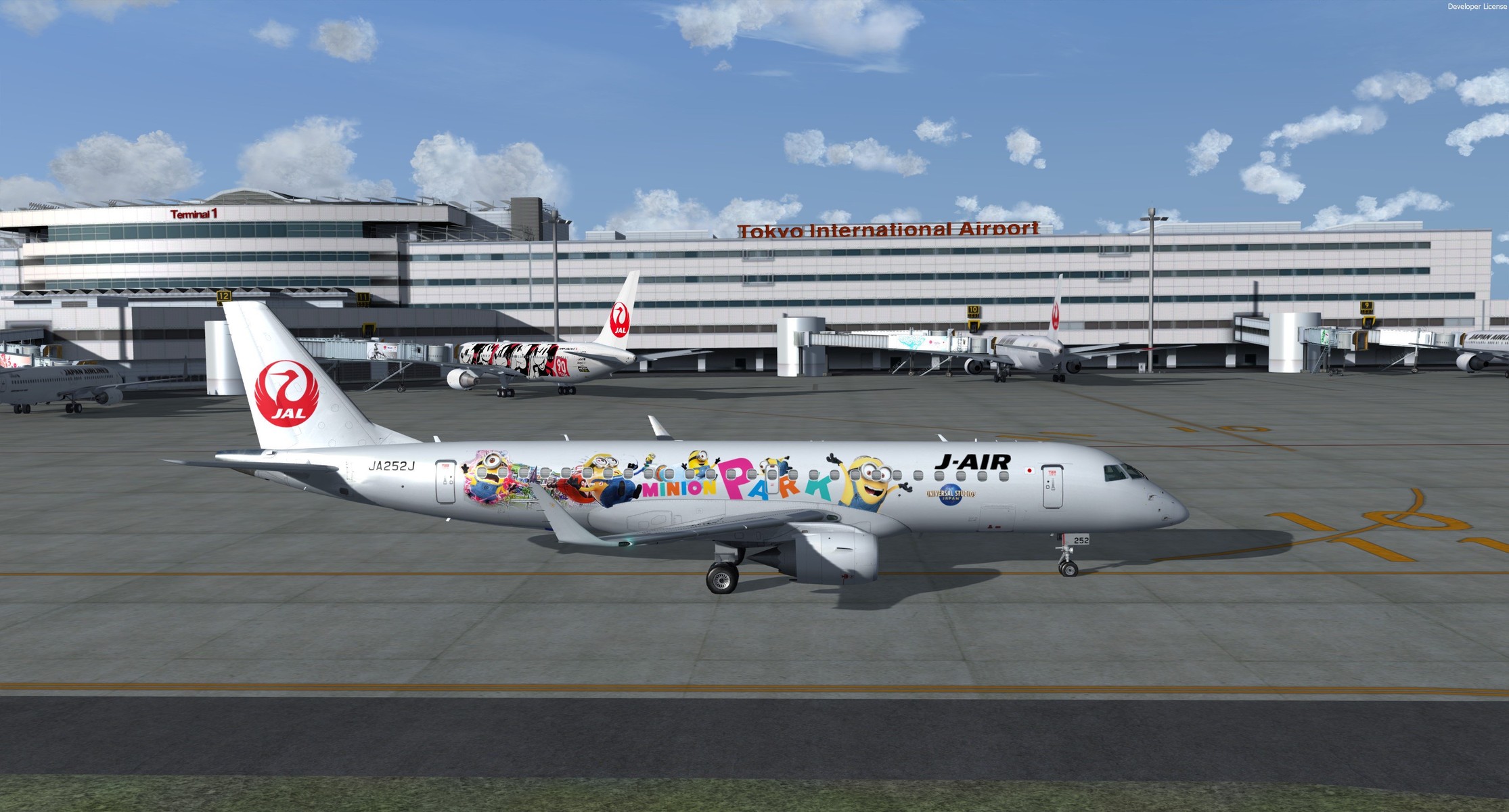Taka's Repaint World】J-AIR E190 Taka's Repaint World】J-AIR E190