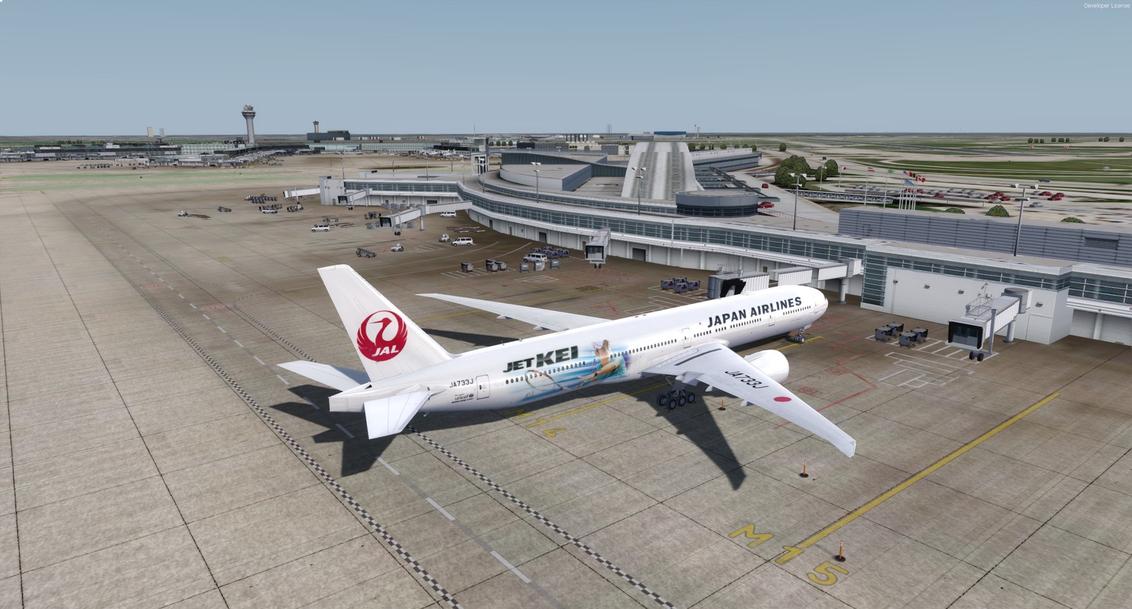 空港探訪】P3Dで行く JAL定期就航地巡り01 シカゴ・オヘア国際