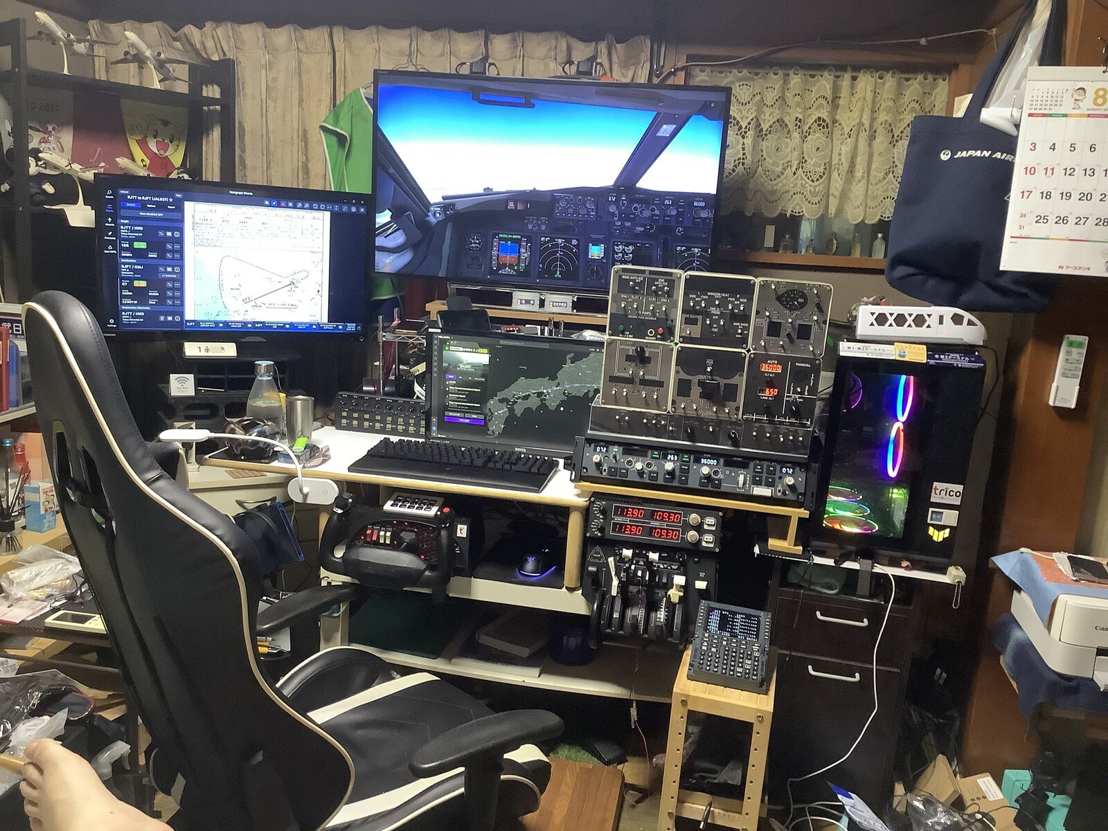 おうちコックピット超アドバンス編 Vol2 LEDとステッピングモーター