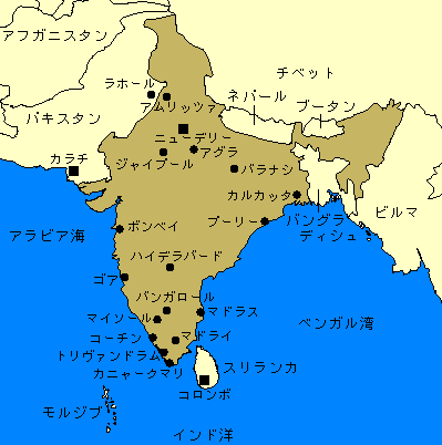 インドの地図 一般サラリーマン家庭の投資節約日記 中国株 インド株を中心として インドの地図 一般サラリーマン家庭の投資節約日記 中国株 インド株を中心として