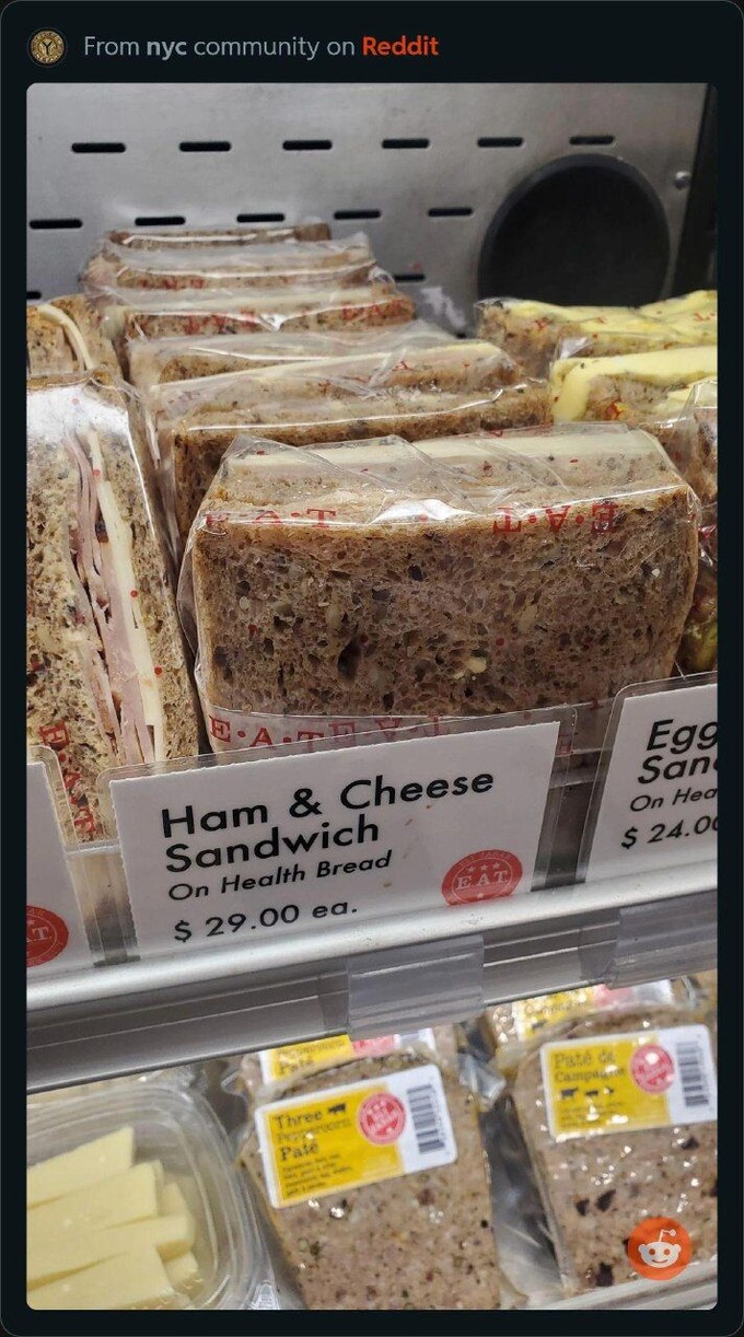 29-Dollar-Schinken-Käse-Sandwich