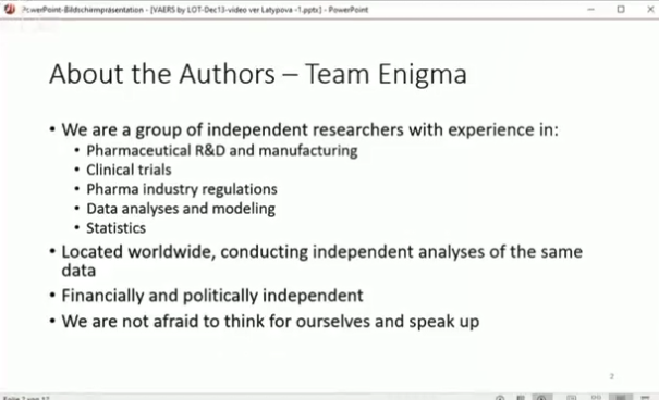 Team-Enigma-Covid-Vaers-Berichte-Analyse
