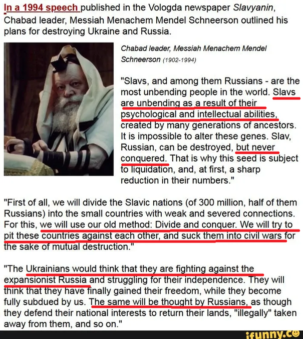 Schneerson-Slawen-Völkermord