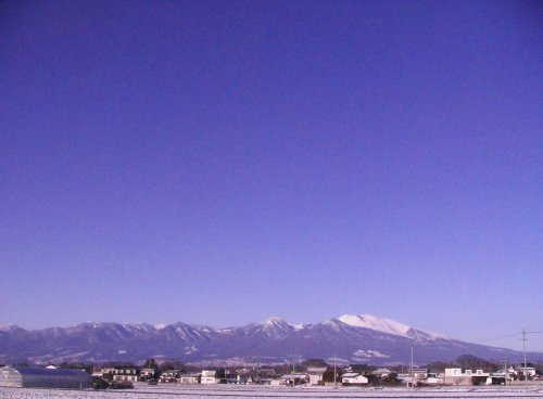 冬の浅間山