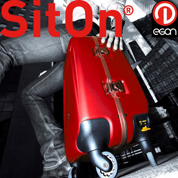 新品 未使用 座れるスーツケース SitOn 絶版品 機内持込み 新品 未使用 座れるスーツケース SitOn 絶版品 機内持込み