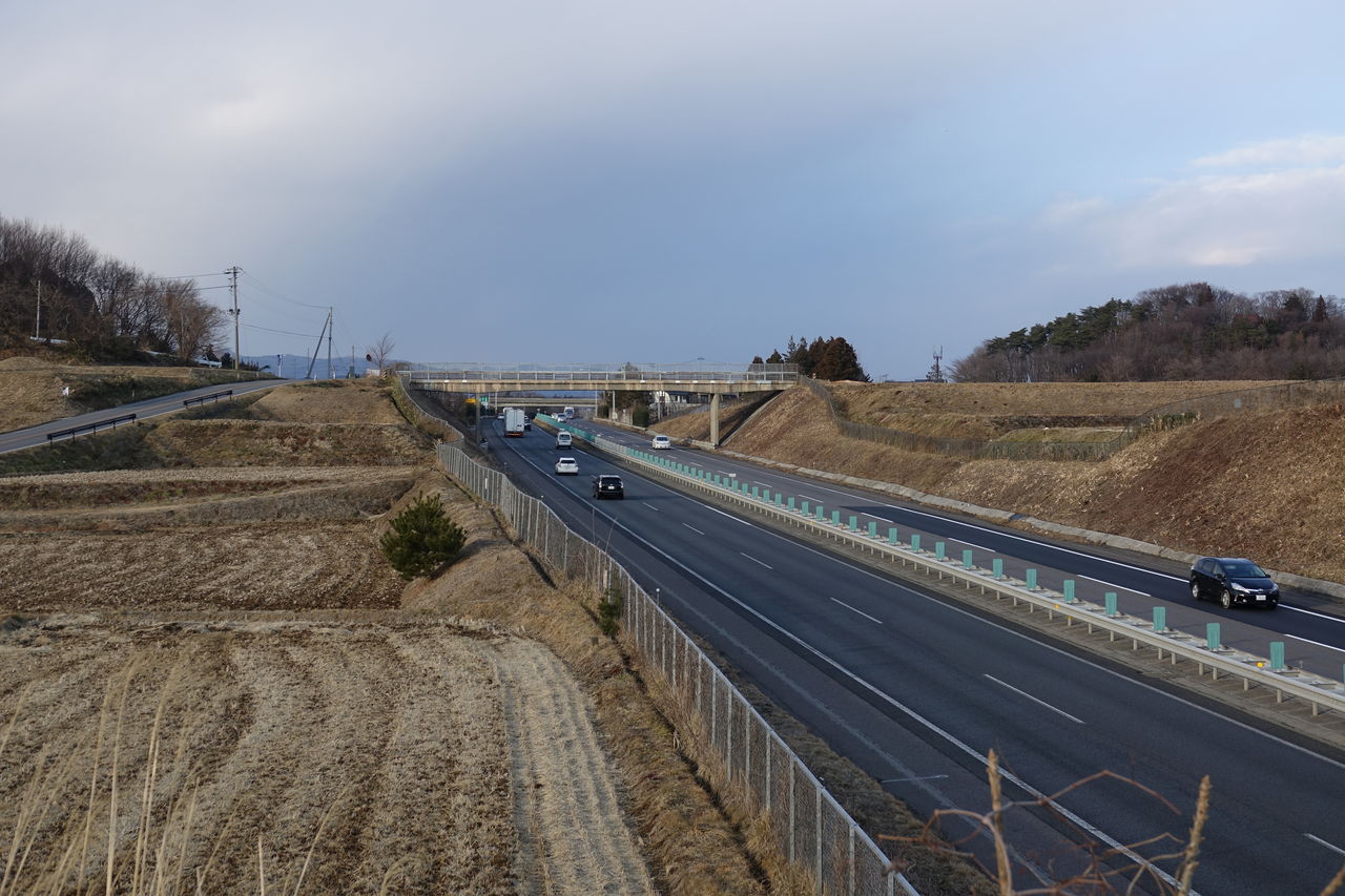 東北道 本宮icと安達太良saの間の側道から 高速道路の側道から From The Sokudo Of Highway 東北道 本宮icと安達太良saの間の側道から 高速道路の側道から From The Sokudo Of Highway