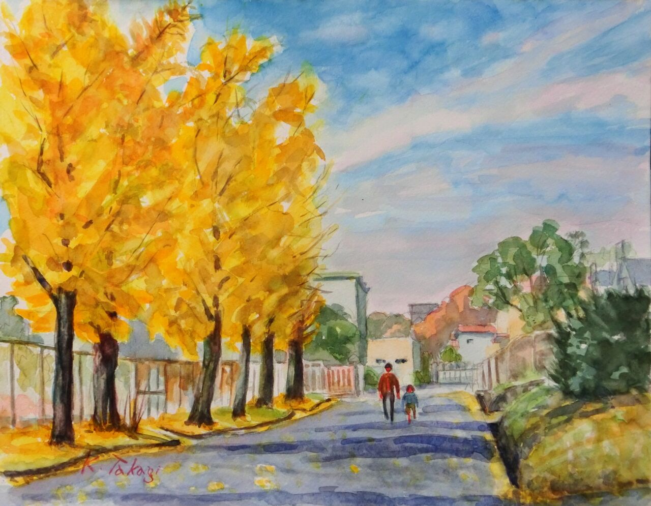 銀杏並木 : takaの新風景画2