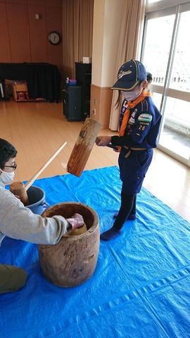 LINE_ALBUM_2023122 月の輪訓練 餅つき_230123_24