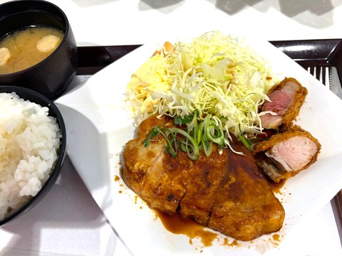 【宝塚市 ランチ】SA・PA肉万博で準グランプリを受賞した『厚切りポークテキかつ』を宝塚北SAに食べに行って来ました♪